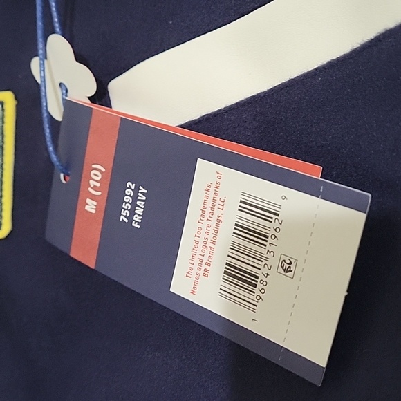 Girls Limited Too Varsity Jacket Sizes  7/8, 10, 12/14, 16/18 NWT - Picture 7 of 9